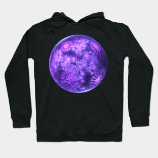 Violet flowers Hoodie